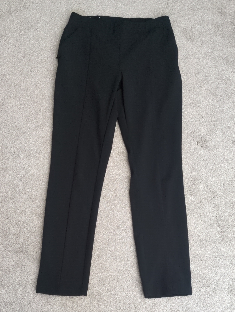 Women's Black Straight-Leg Pants — Classic Everyday Tailored Fit